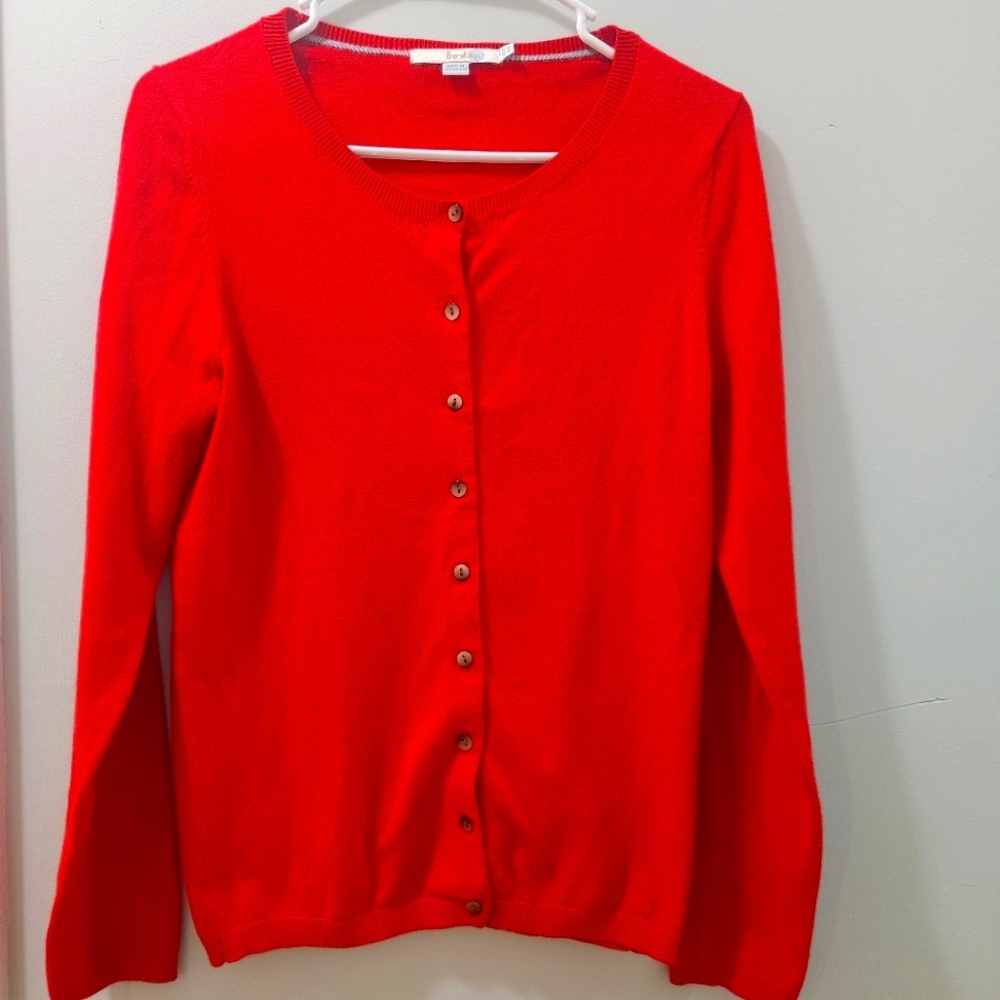 Boden Red Women's Cardigan Sweater